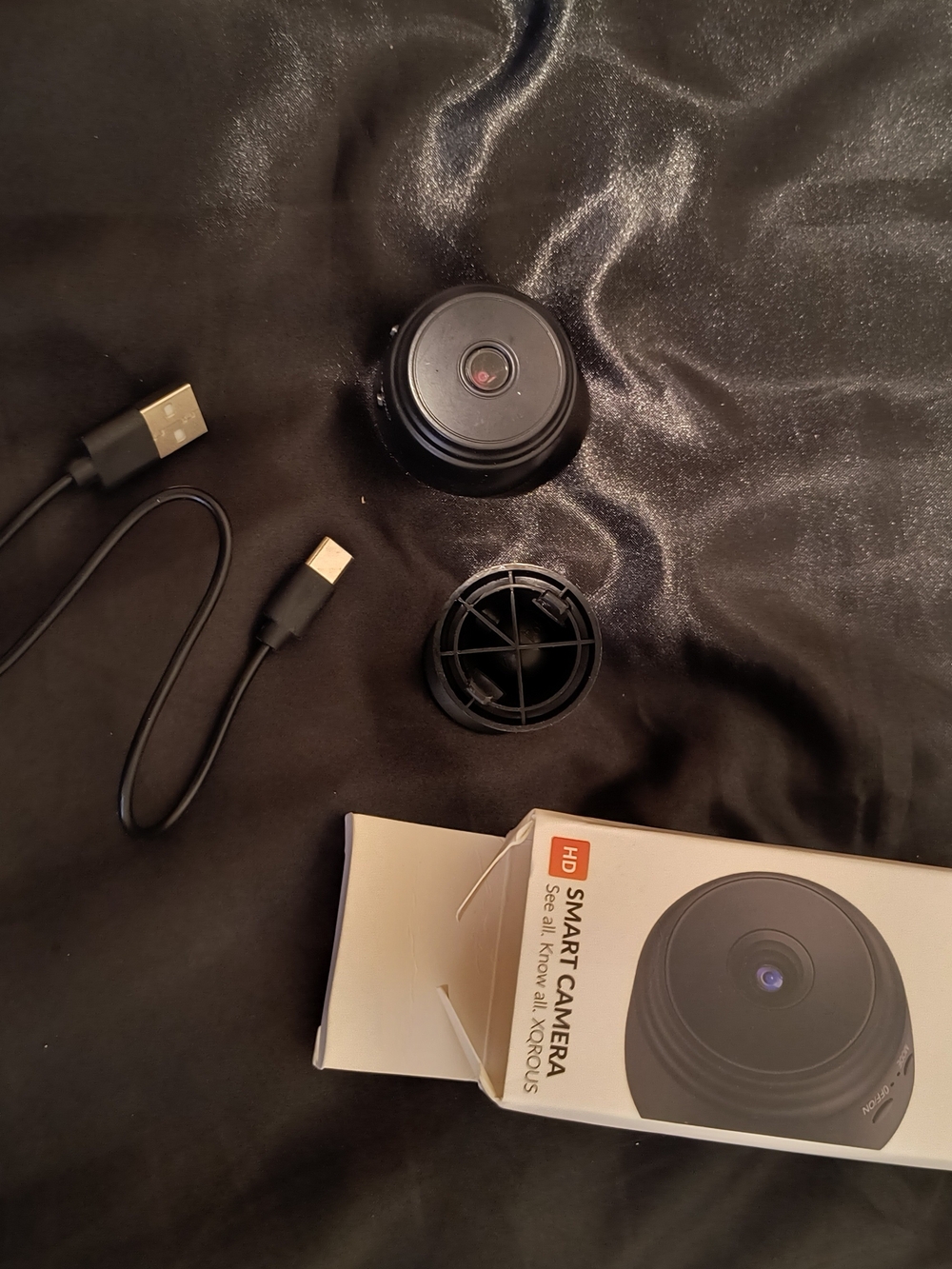 Smart Camera HD Portable Wi‑Fi Camera - Black
